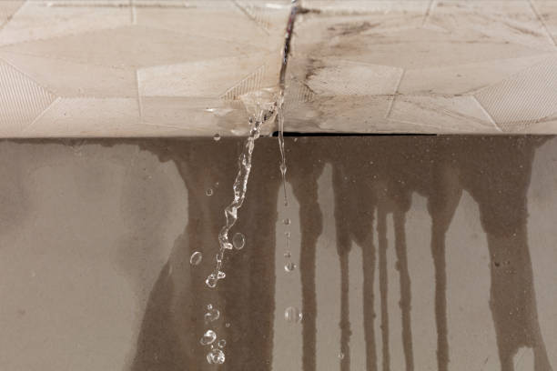 Professional Commercial Water Damage Restoration technician working in Hanscom AFB, MA